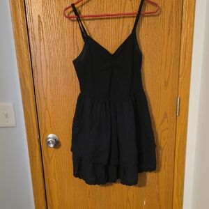 Aerie Black Textured Fabric